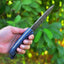 Limited Edition Damascus Steel Hunting Knife with Micarta Handle | KBS Knives - Korvel