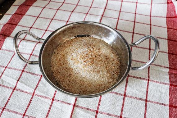 Lemon Peel infused artisan culinary sugar - Korvel