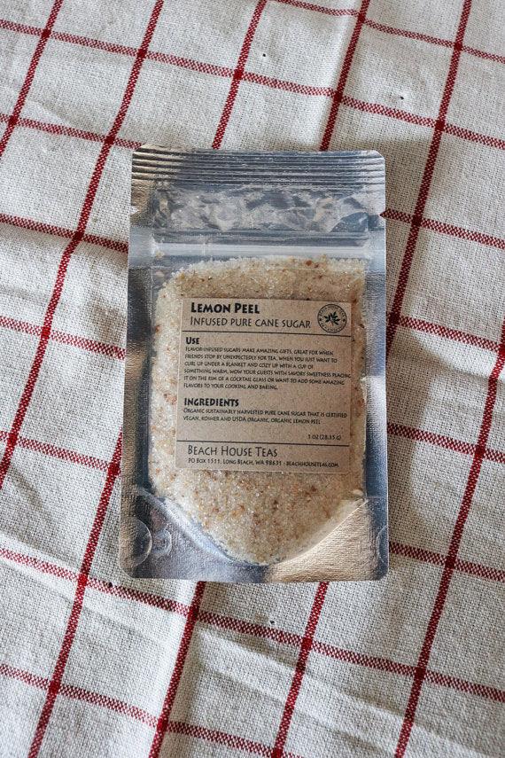 Lemon Peel infused artisan culinary sugar - Korvel