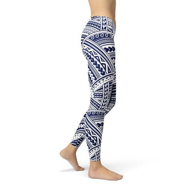 Leggings Tatouage Maori Polynésien