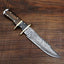 Exquisite Damascus Steel Hunting Knife - Custom Crafted - Korvel