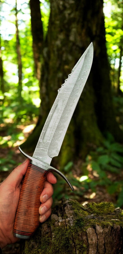 Ironwood Raider – Exquisite Custom Bowie Knife - Korvel