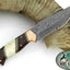 Premium Custom Damascus Steel Hunting Knife - Korvel