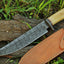 Premium Handmade Damascus Steel Hunting Knife - Korvel