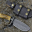 Premium Antler Horn Damascus Steel Hunting Knife - Korvel