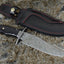 Premium Full Tang Damascus Bowie Knife for Hunting - Korvel