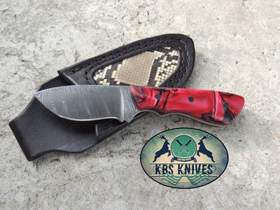 Premium Epoxy Resin Handcrafted Skinning Knife - Korvel