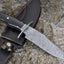Premium Full Tang Damascus Bowie Knife for Hunting - Korvel