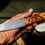 Premium Damascus Steel Bushcraft Knife for Outdoor Adventures - Korvel