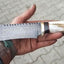 Premium Handmade Damascus Steel Bowie Knife for Hunting - Korvel
