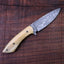 Premium Damascus Steel Skinning Knife for Hunters - Korvel