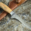 Artisan Damascus Steel Fillet-Boning Knife with Olive Wood Handle - 11 Inch Precision Tool - Korvel