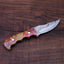 EXQUISITE HANDCRAFTED DAMASCUS HUNTING KNIFE - Korvel