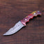 EXQUISITE HANDCRAFTED DAMASCUS HUNTING KNIFE - Korvel