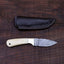 EXQUISITE HANDCRAFTED DAMASCUS STEEL SKINNING KNIFE - Korvel