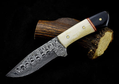 Premium Handmade Damascus Steel Hunting Knife - Korvel