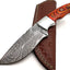 Exquisite Full Tang Damascus Steel Hunting Knife - Korvel