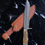 Exquisite Handmade Damascus Bowie Knife - 11.5" Length - Korvel