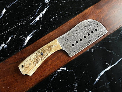 Artisan Crafted Damascus Steel Cleaver Knife - Korvel
