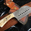 Premium Raindrop Damascus Cleaver Knife for Culinary Excellence - Korvel