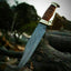 Artisan Crafted Damascus Steel Bowie Knife - Korvel