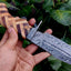 Premium Damascus Steel Wild Hunter Knife - Custom Handmade - Korvel