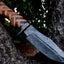 Premium Damascus Steel Wild Hunter Knife - Custom Handmade - Korvel
