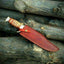 Artisan Crafted Damascus Steel Bowie Knife - Korvel