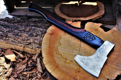 Personalized Handcrafted 1095 Steel Tomahawk - Korvel