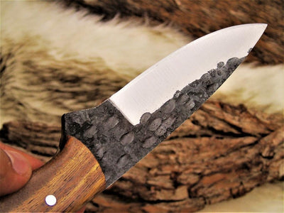 Artisan Crafted Carbon Steel Hunting and Skinning Knife - Korvel
