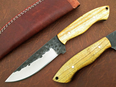 Artisan Crafted Hand Forged Carbon Steel Hunting Knife - Korvel