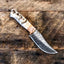 Premium Custom Damascus Steel Skinning Knife for Outdoor Enthusiasts - Korvel