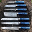 Artisan Crafted Damascus Steel Kitchen Knife Collection - Korvel