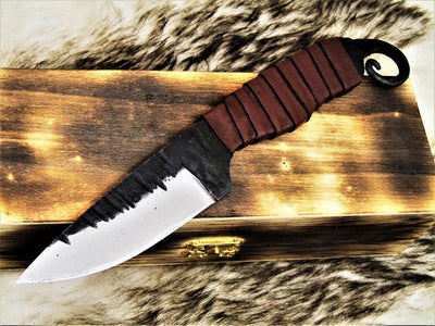 Premium Artisan Handcrafted Carbon Steel Hunting Knife - Korvel
