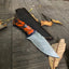 Premium Handmade Damascus Steel Hunting and Skinning Knife - Korvel