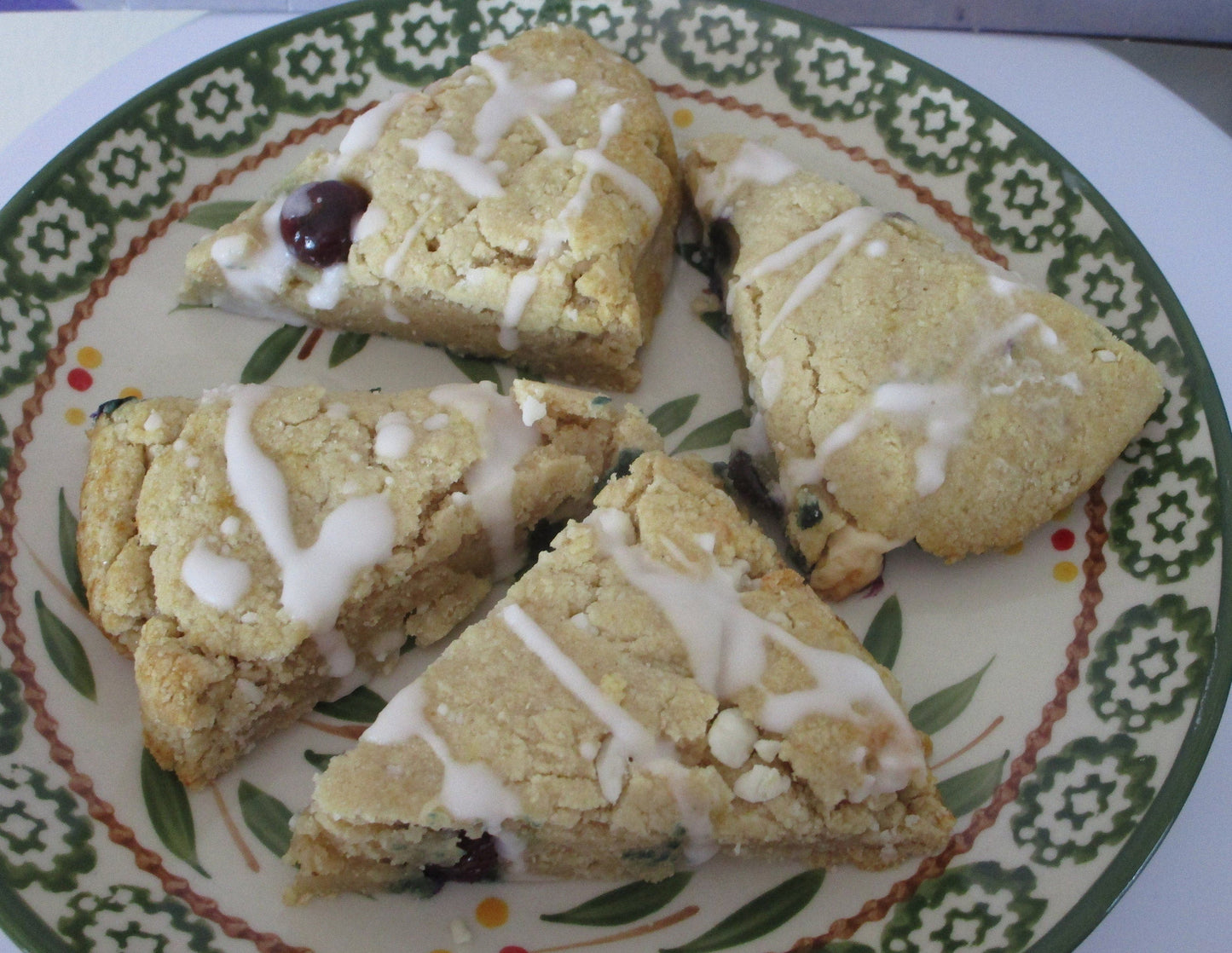 Keto Blueberry Lemon Scone - Vegan & Gluten Free