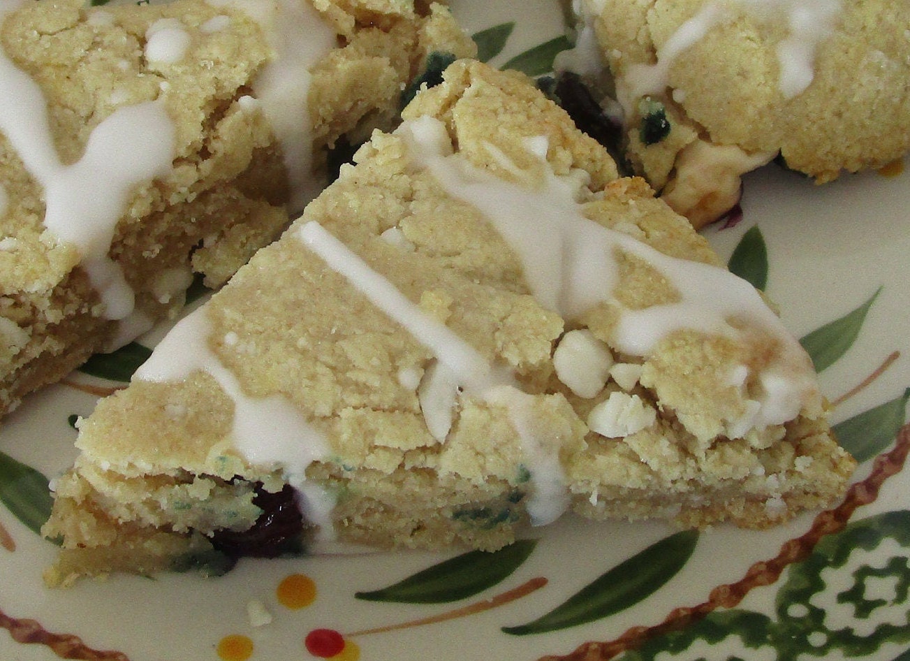 Keto Blueberry Lemon Scone - Vegan & Gluten Free