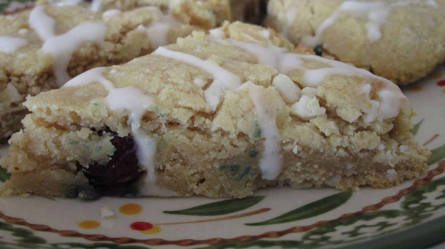 Keto Blueberry Lemon Scone - Vegan & Gluten Free
