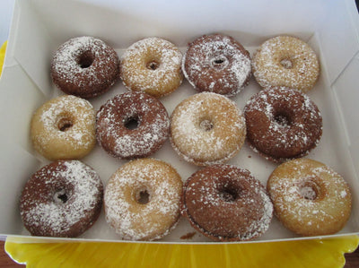 Gluten Free Mini Donuts - Vegan Vanilla & Chocolate Treats