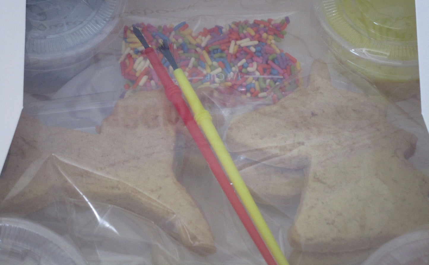 Kits de peinture de biscuits sans gluten - Édition Licorne et Arc-en-ciel