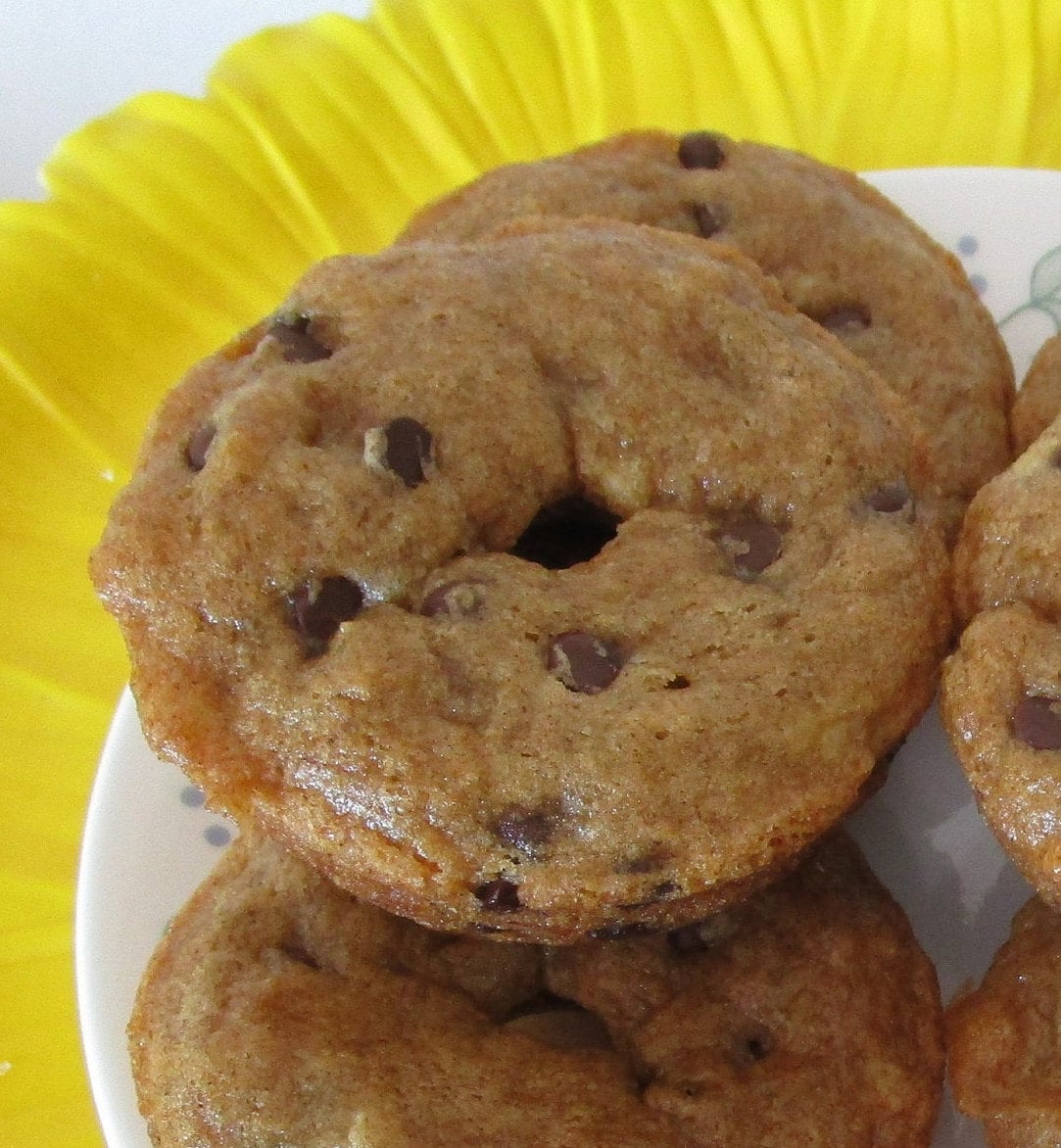 Gluten Free Banana Bread Donuts - Vegan & Nut Free