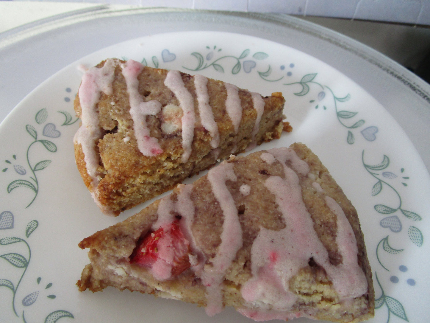 Scone Gourmet à la Fraise - Sans Sucre, Sans Gluten, Végétalien