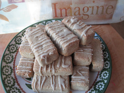 Vegan Tahini Vanilla Donut Stick - Gluten Free, Low Carb Snack