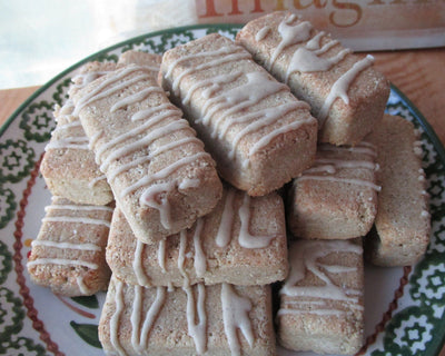 Vegan Tahini Vanilla Donut Stick - Gluten Free, Low Carb Snack