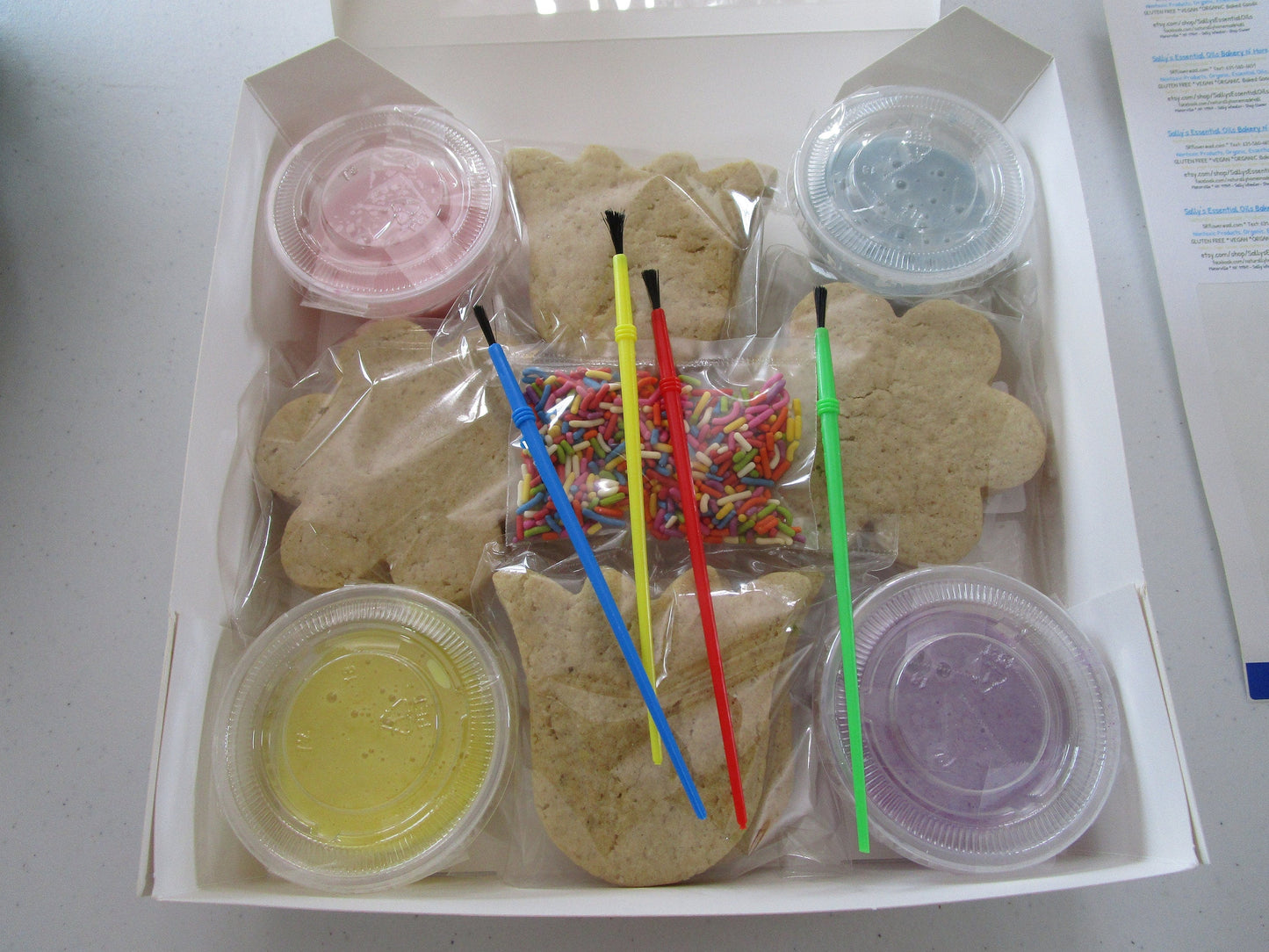 Kit de décoration de biscuits sans gluten premium