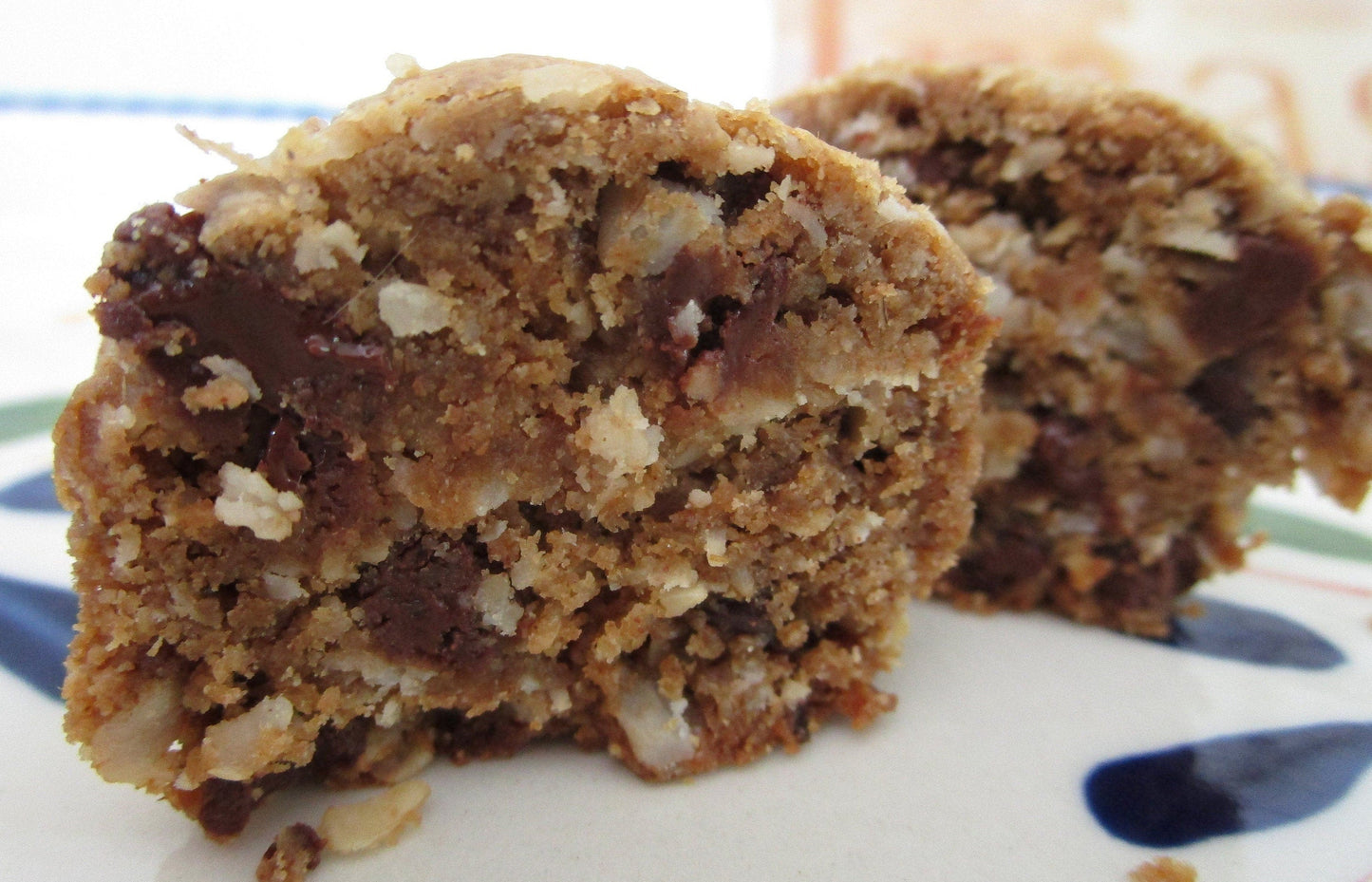 Gluten Free Oatmeal Chocolate Chip Mini Muffins - Vegan & Nut Free