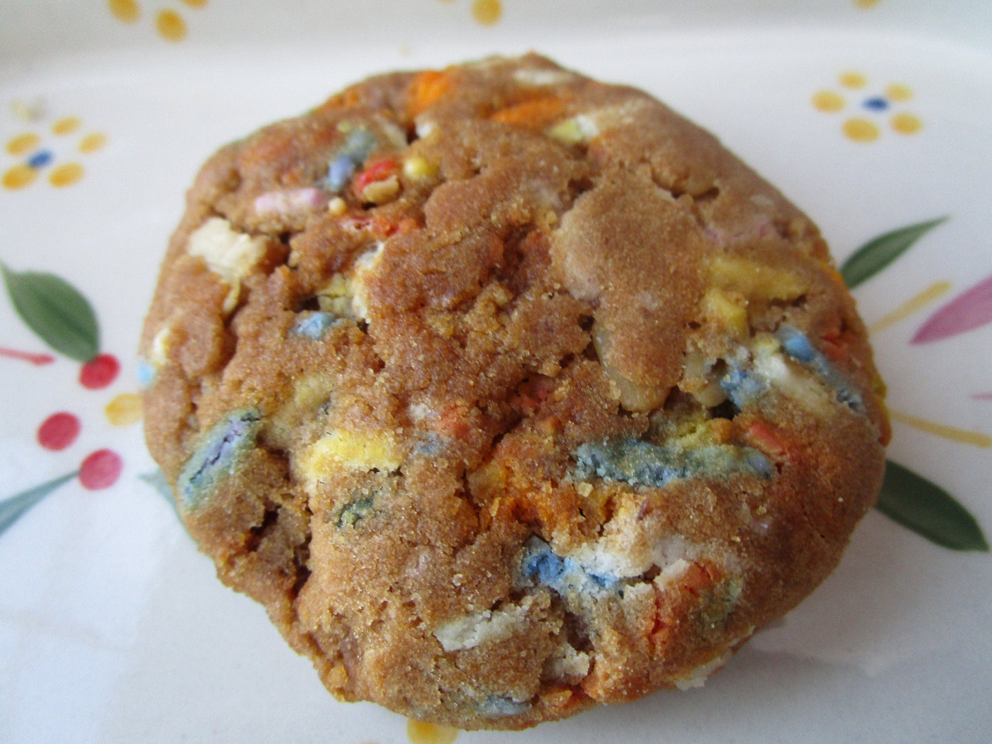 Galleta de Proteína de Pastel de Cumpleaños Sin Gluten - Vegana y Sin Nueces