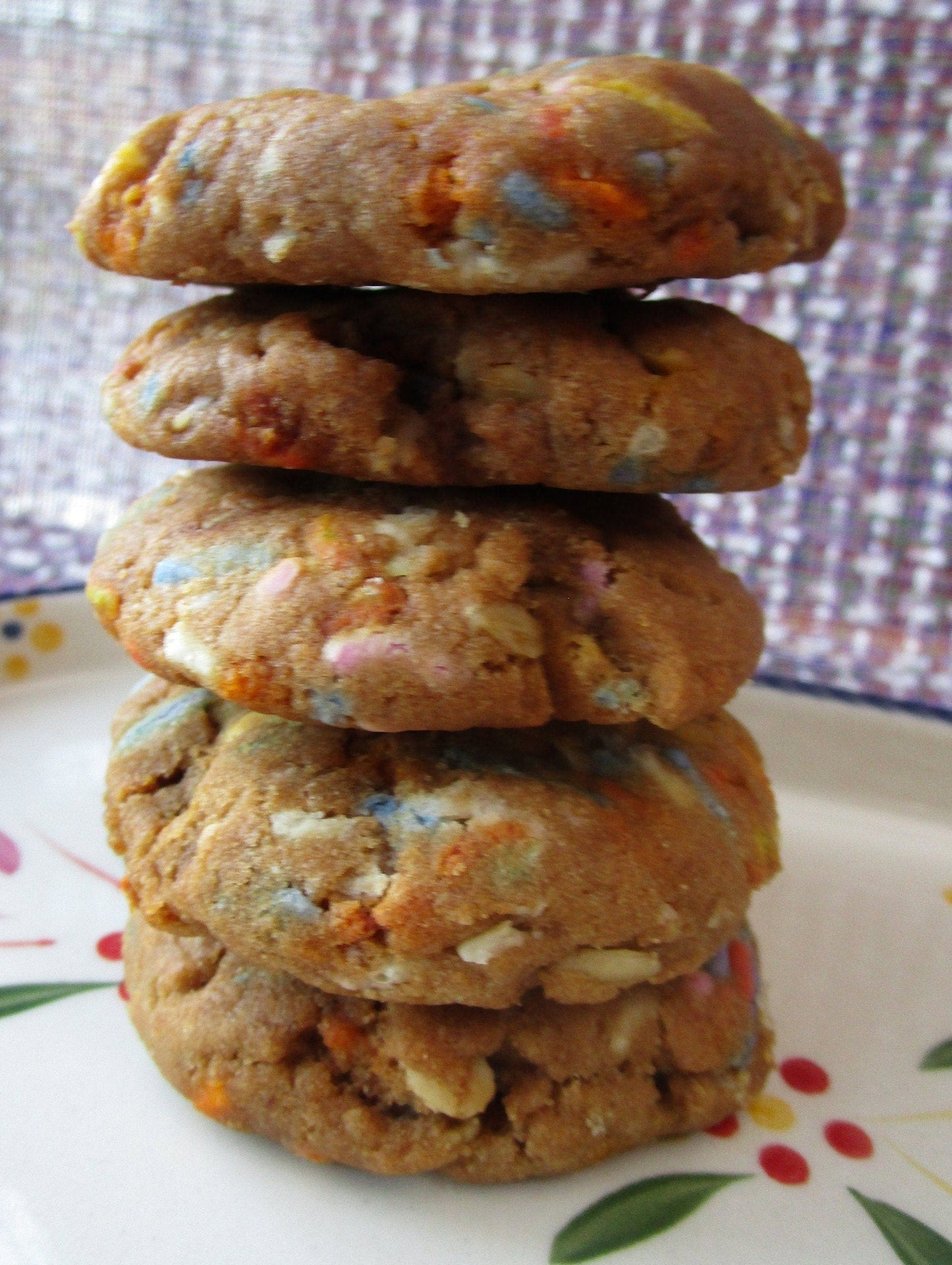 Galleta de Proteína de Pastel de Cumpleaños Sin Gluten - Vegana y Sin Nueces