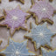 Biscuits en sucre en forme de flocon de neige sans gluten - Végétalien et adaptés aux allergies