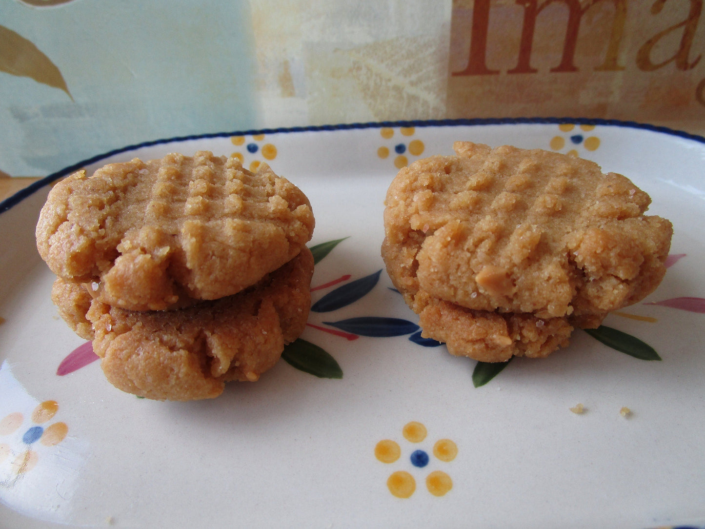 Sandwich de biscuits au beurre de cacahuète KETO - Sans gluten et végan